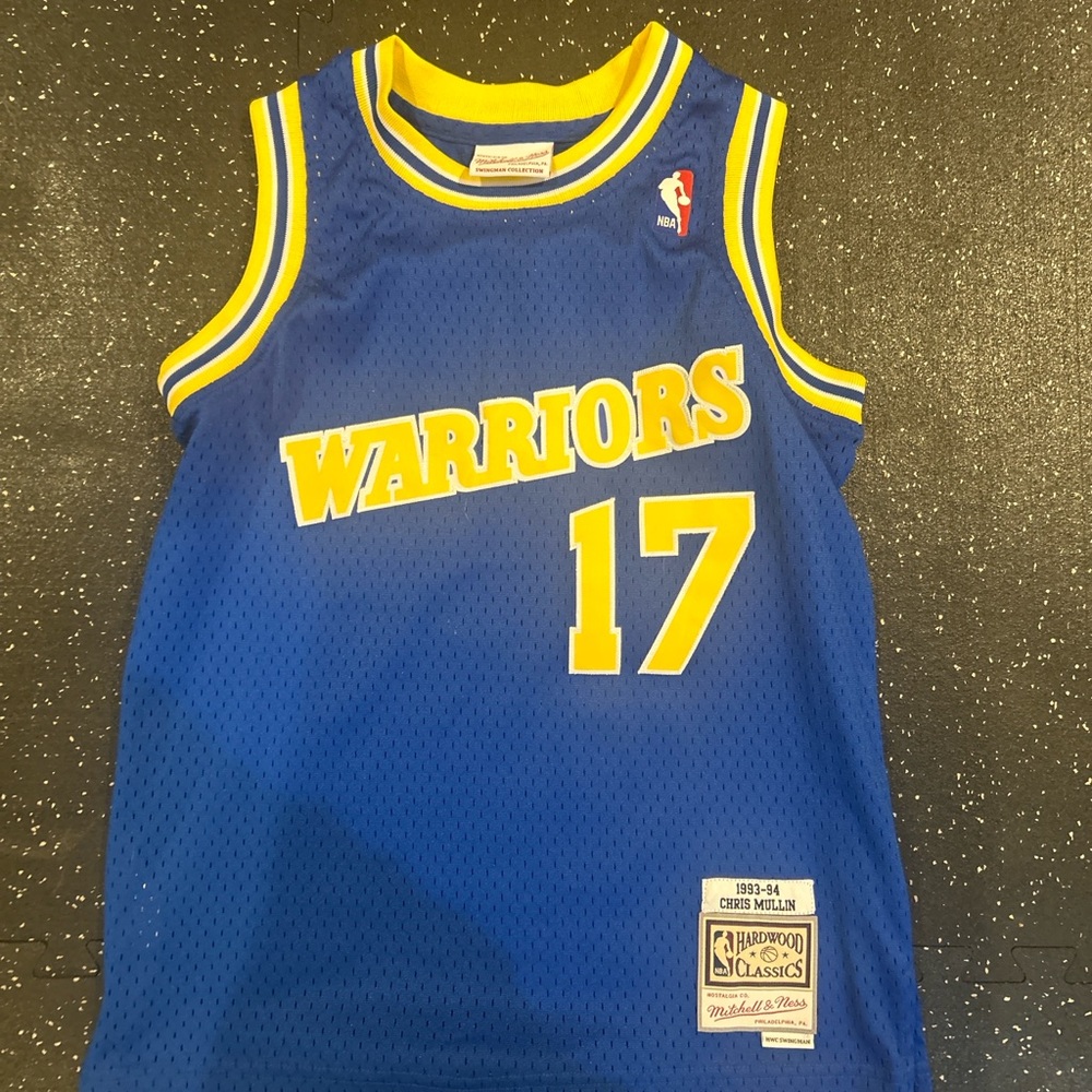 Mitchell & Ness 1993-94 Chris Mullin warriors jersey (Used)